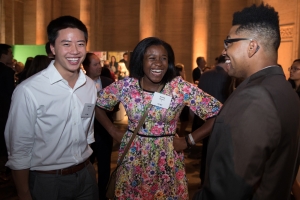 Alumni from the class of 2016 were among the guests on Oct. 20. Photo: Christopher Lane