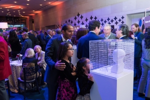 Guests explored exhibits showcasing MIT innovations. Photo: Jared Jarvis