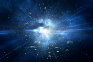 Primordial gravitational waves, produced nearly 13.8 billion years ago in the moments following the Big Bang, still echo through the universe today. (Image: MIT News)
