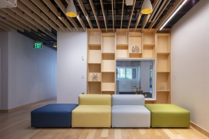 The lobby area in the new MIT Technology Childcare Center facility (Image: John Horner)
