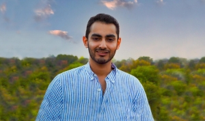 Shivang Tayal poses outdoors. Image: Courtesy of Shivang Tayal