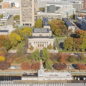 MIT campus arial view