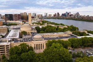 Aerial view of MIT campus