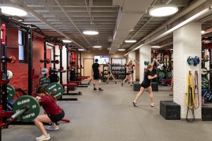 Students in MIT's Sports Performance Center