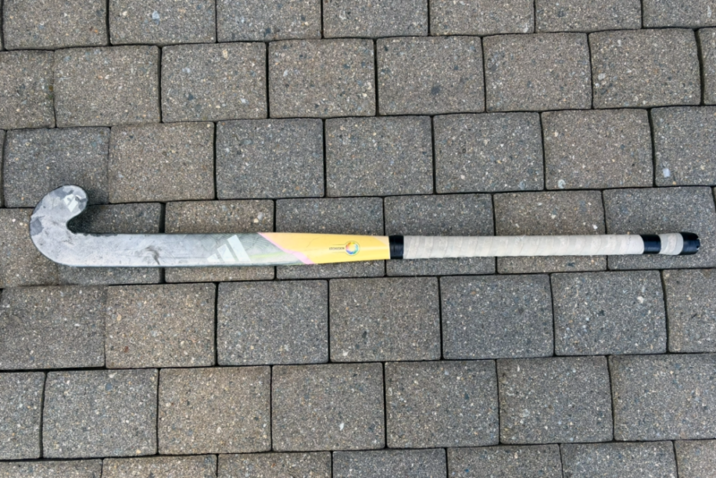 #nivoslider-Xaek6-32748-caption-4 Bailey McIntyre's field hockey stick.